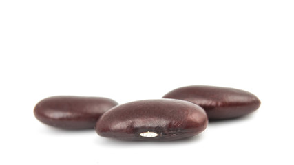 A small handful of red beans - Kidney.