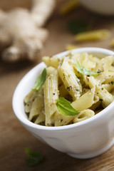 Pasta with pesto