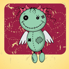 Monster girl with wings