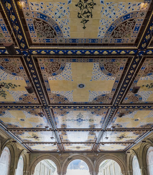 Bethesda Terrace in Central Park, New York City