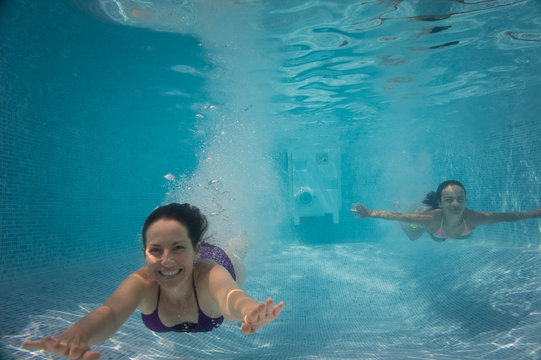 plongeon m&egrave;re fille