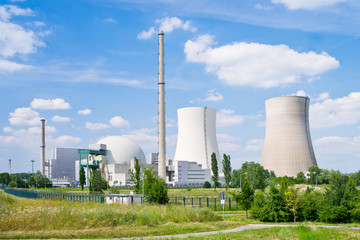 Fototapeta na wymiar Elektrownia jądrowa