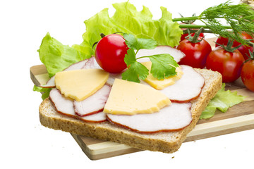 Sandwich with ham