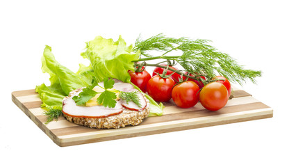 Sandwich with ham