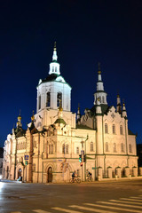 Fototapeta na wymiar Spassky church. Tyumen, Russia.