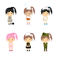 Woman Career set - Vector