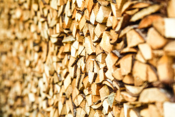 Holzstapel / Wooden Background