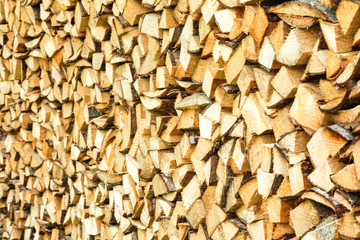 Holzstapel / Wooden Background