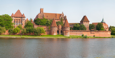 Naklejka na ściany i meble Zamek w Malborku