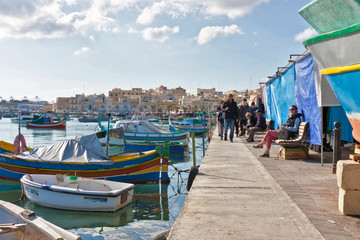 Fototapeta na wymiar Malta - Marsaxlockk