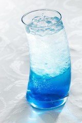 blue cocktail