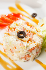 traditional Russian salad