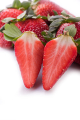 organic red fruity sweet strawberry