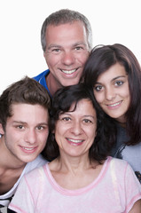 Fototapeta premium parents with teenagers