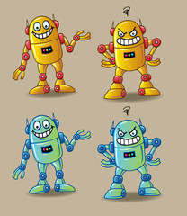 Robot Cartoon Character