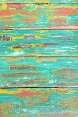 Fototapeta na wymiar Old Weathered Painted Wood From a Chair