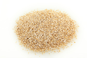 Pile Of Oatmeal Isolated