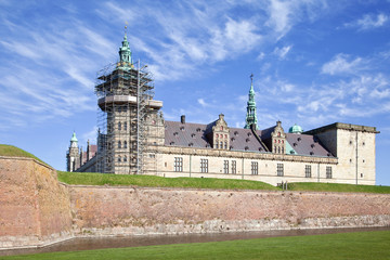 Fototapeta na wymiar Denmark. Hamlet castle. Kronborg