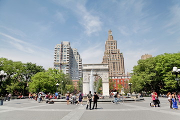 Naklejka premium Arc de triomphe Washington Square, New York