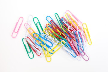 Paper Clip Multi Colored