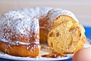 marble bisquit cake sweet dessert food closeup