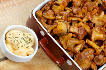 Roasted Chanterelles