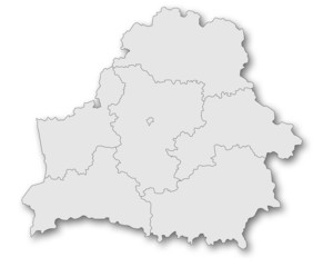 Carte de la Biélorussie