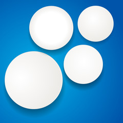 white circles on blue