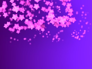 Shiny Stars Particles on smooth background