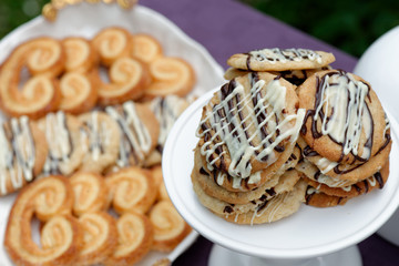 Mixed homemade cookies