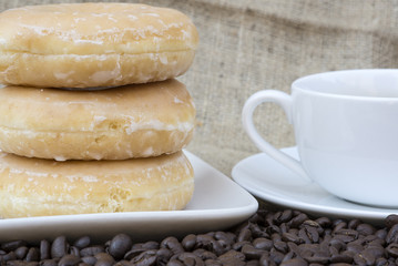 Coffee and donuts