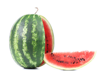 Sliced ripe watermelon