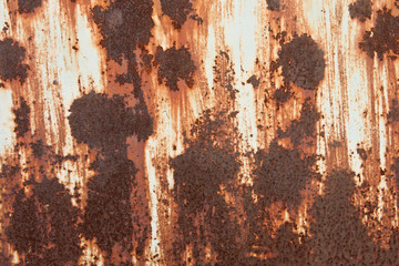 rust on metal surface