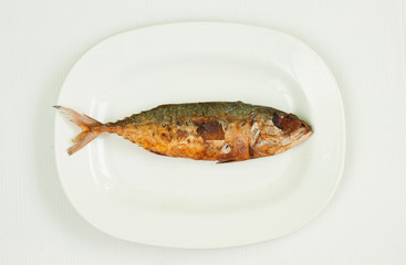 Grilled mackerel plate