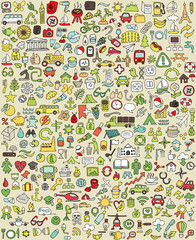 XXL Doodle Icons Set No.1