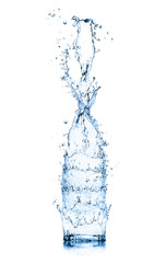 Fototapeta na wymiar water bottle