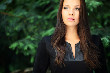 attraktive Frau im Portrait