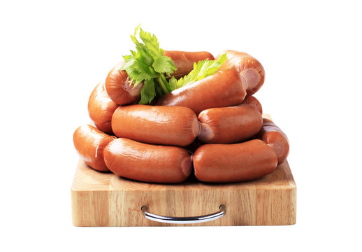 Pile of sausages