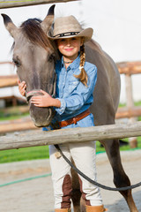 Ranch - girl and horse