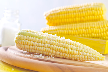 Corn with salt