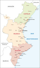 Comunitat Valenciana, Region Valencia