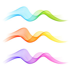 Abstract colorful background with wave