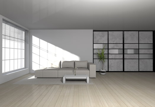 modern livingroom interior - wohnzimmer