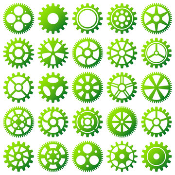 25 Green Gears