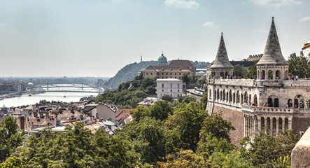 Fototapeta na wymiar Fisherman's bastion Budapest.