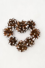 Pinecone heart