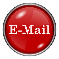 Red round glossy icon