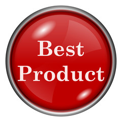 Red round glossy icon