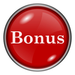 Red round glossy icon