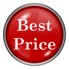 Red round glossy icon